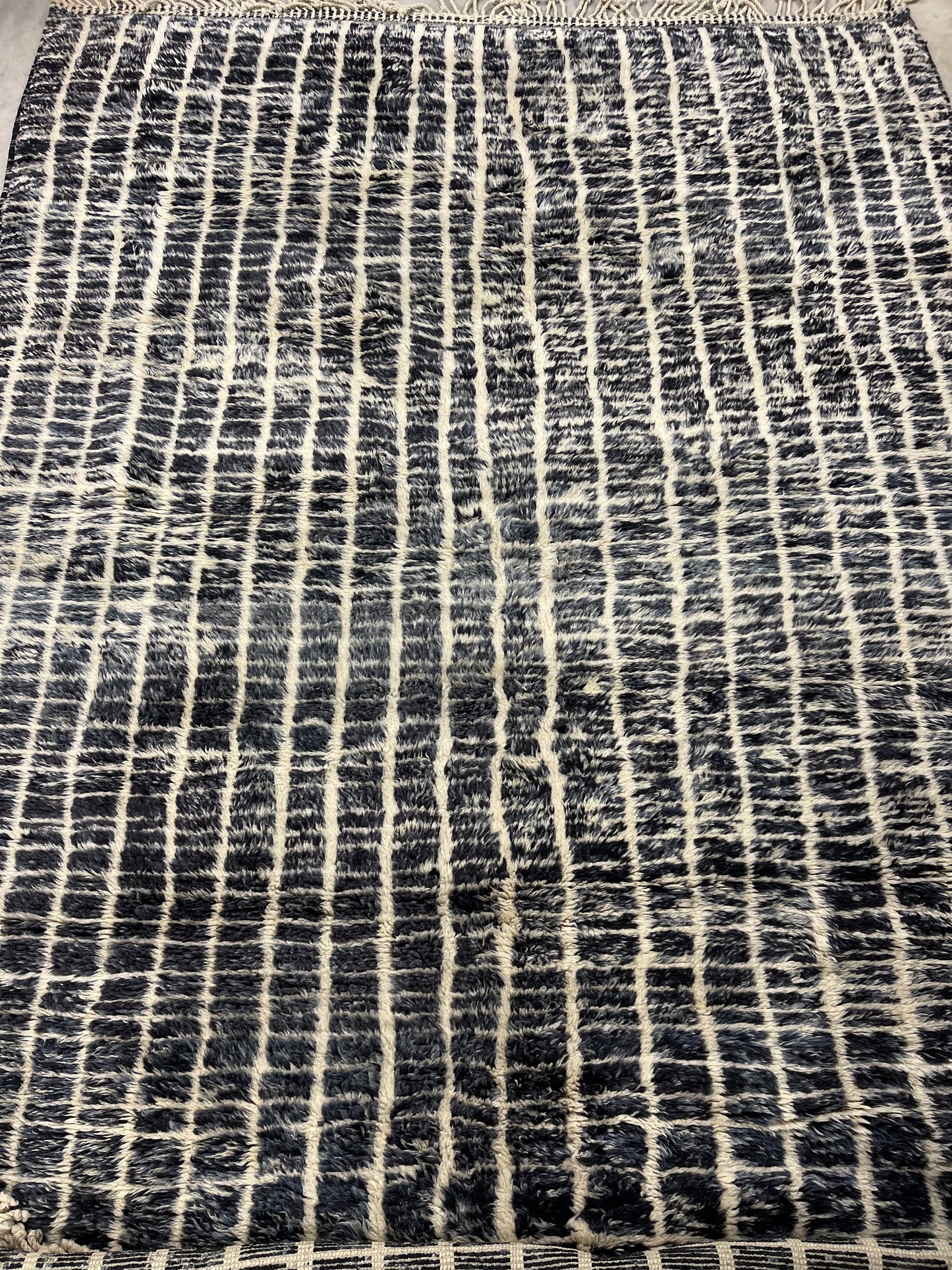 Tapis dégradé noir & blanc - SD5- 210cm x 320cm