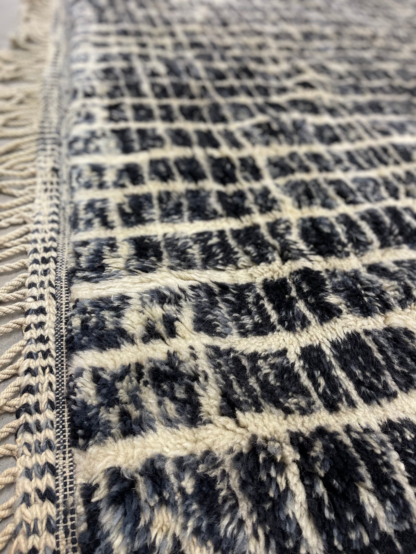 Tapis dégradé noir & blanc - SD19-200cm x 250cm