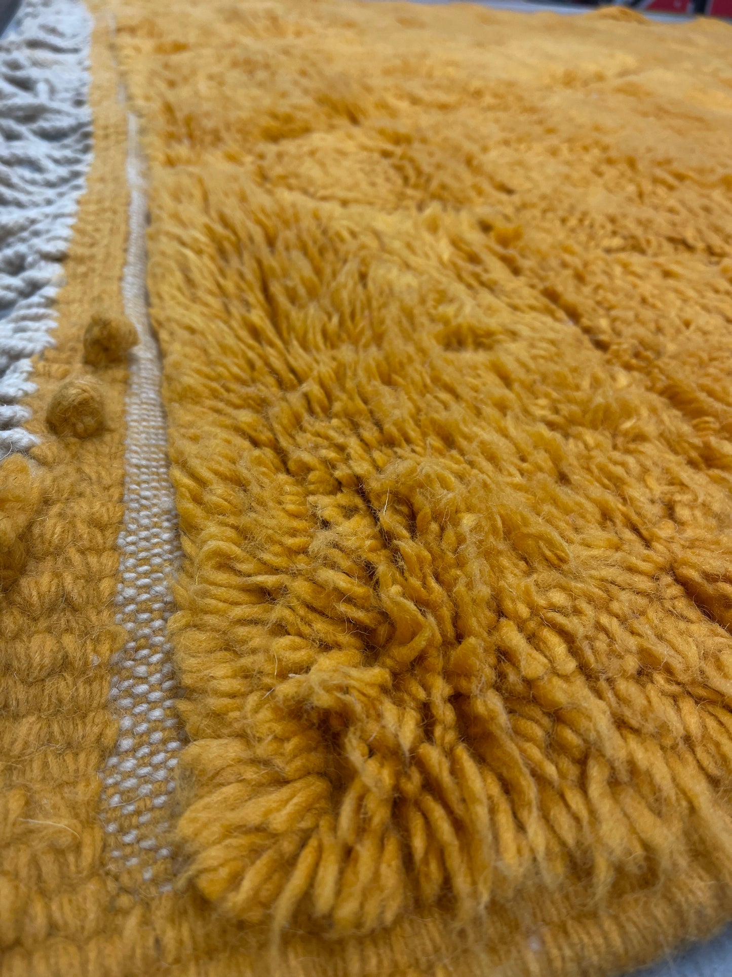 Tapis laine jaune orangée - SD6-175cm x 240cm